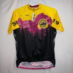 NWT Men’s Primal San Diego Century 2019 Sport Cut Raglan Cycling‎ Jersey XL